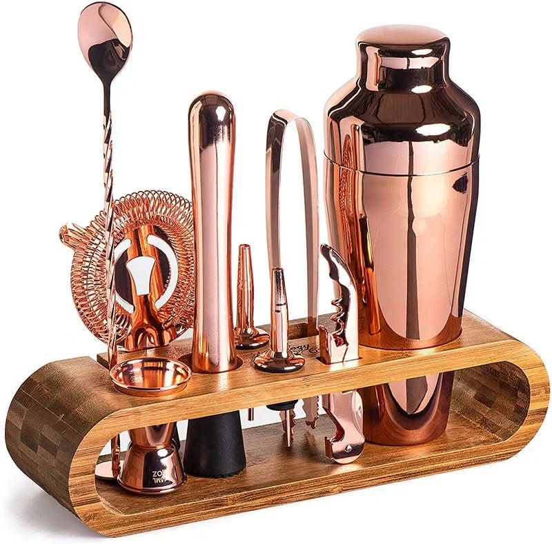 LUXMIX BARSET - 10-piece stainless steel cocktail set for stylish drinks