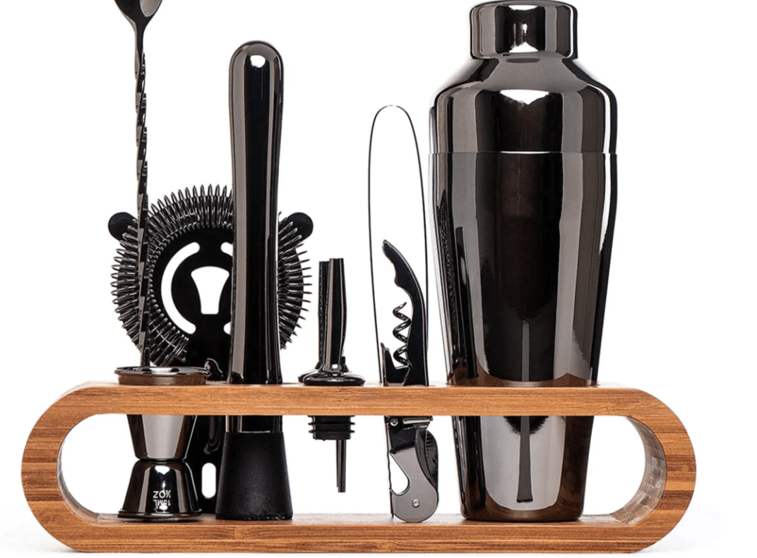 LUXMIX BARSET - 10-piece stainless steel cocktail set for stylish drinks