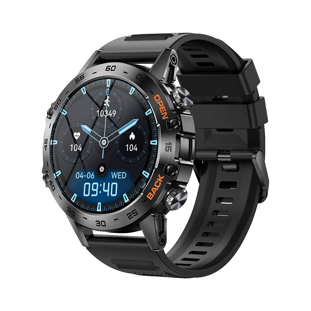 Luxury 1.39" Bluetooth Phone Smartwatch for Men Sports Fitness Watches | IP68 Waterproof Smartwatch for Xiaomi Android iOS K52 - Smartwatch, Sport, Fitness, waterproof