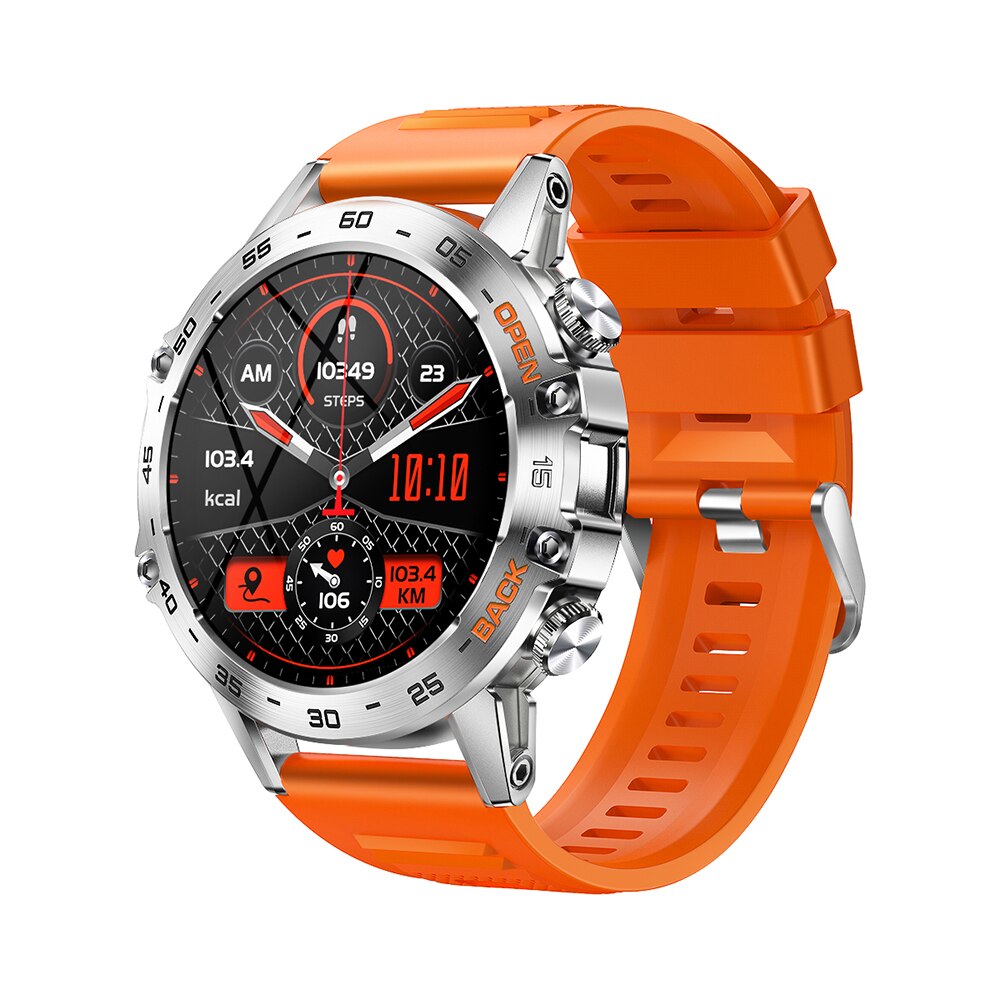 Luxury 1.39" Bluetooth Phone Smartwatch for Men Sports Fitness Watches | IP68 Waterproof Smartwatch for Xiaomi Android iOS K52 - Smartwatch, Sport, Fitness, waterproof