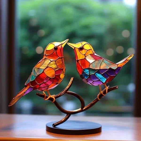 Luxury Bird Figurines in Colored Glass - EleganBird