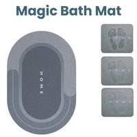 Alfombrilla mágica para baño - Súper absorbente y antideslizante