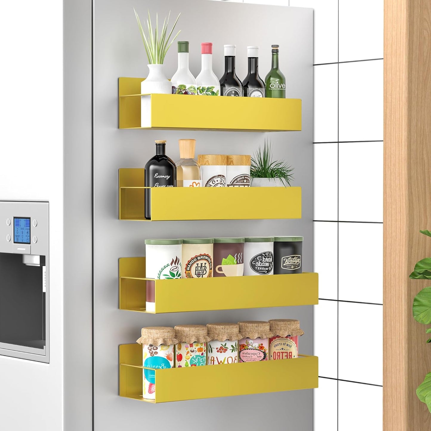 Magnetic Spice Rack Set of 4 – SpiceGrip