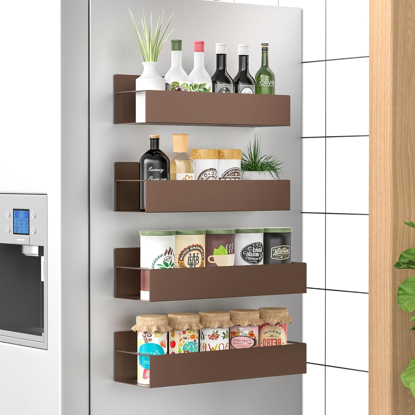 Magnetic Spice Rack Set of 4 – SpiceGrip