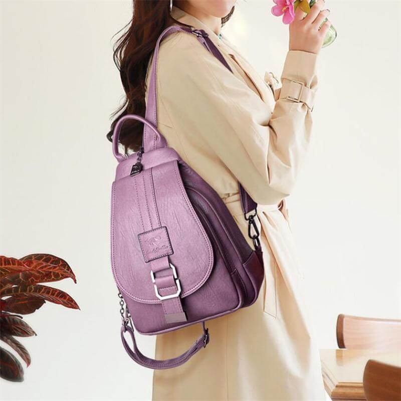 Marah - Women's Genuine Leather Backpack