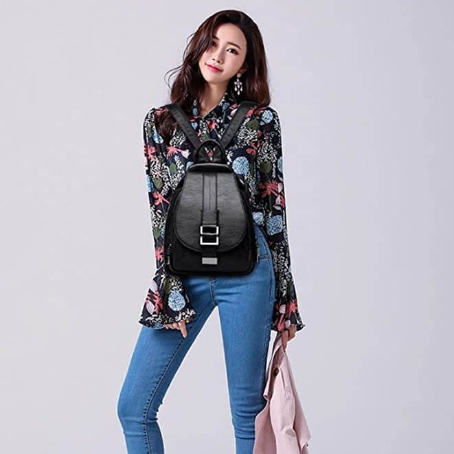 Marah - Women's Genuine Leather Backpack