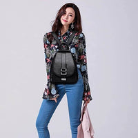 Marah - Sac à dos en cuir véritable pour femmes
