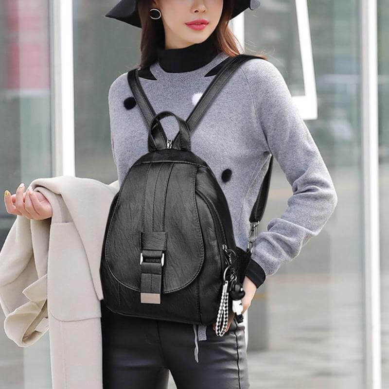 Marah - Women's Genuine Leather Backpack