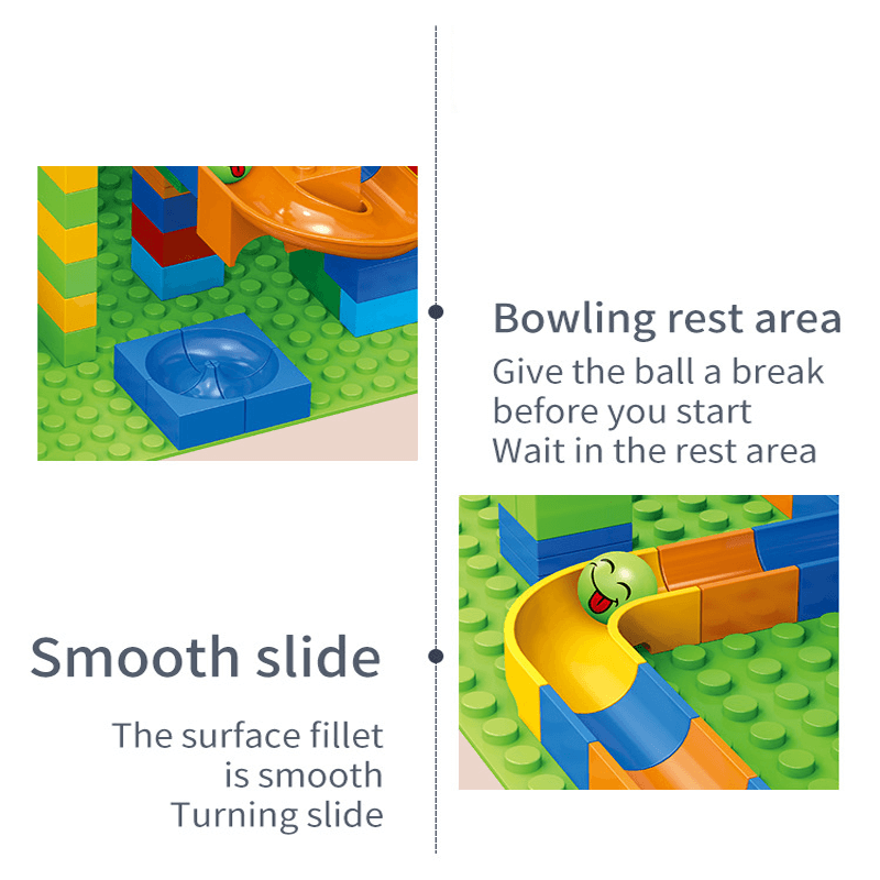 Marble Run Building Blocks – Creative Maze with Slide and Ball Track for Kids – Educational Play for Problem Solving and Imagination