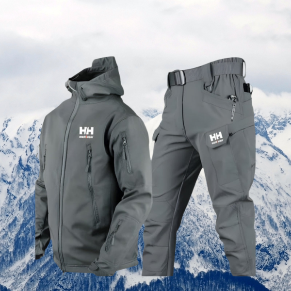 Men's 2-Piece Set Zip Jacket + Pocket Pants