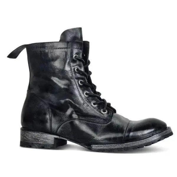 Men's Vintage Style Robust Lace-Up Boots