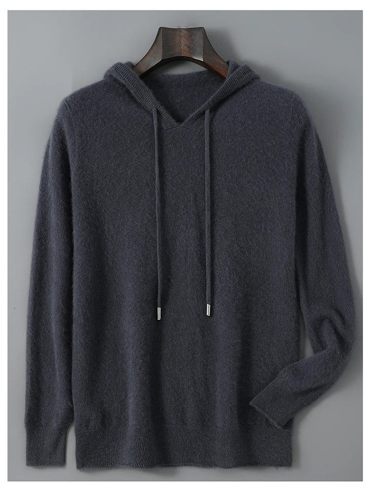 Men's Wool and Cashmere Sweater Soft Warm Knit Pullover Hand Wash Only