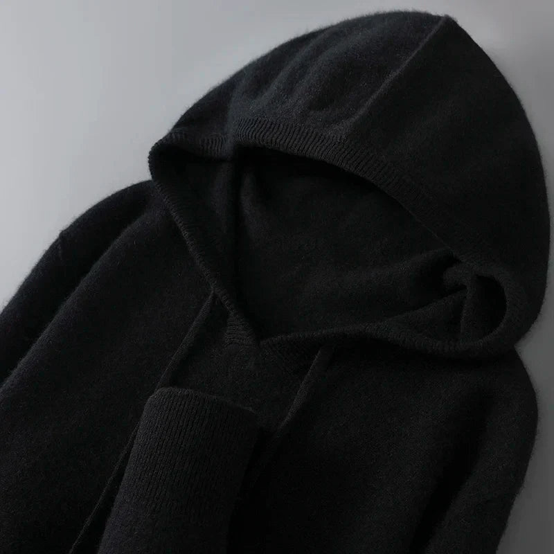Men's Wool and Cashmere Sweater Soft Warm Knit Pullover Hand Wash Only
