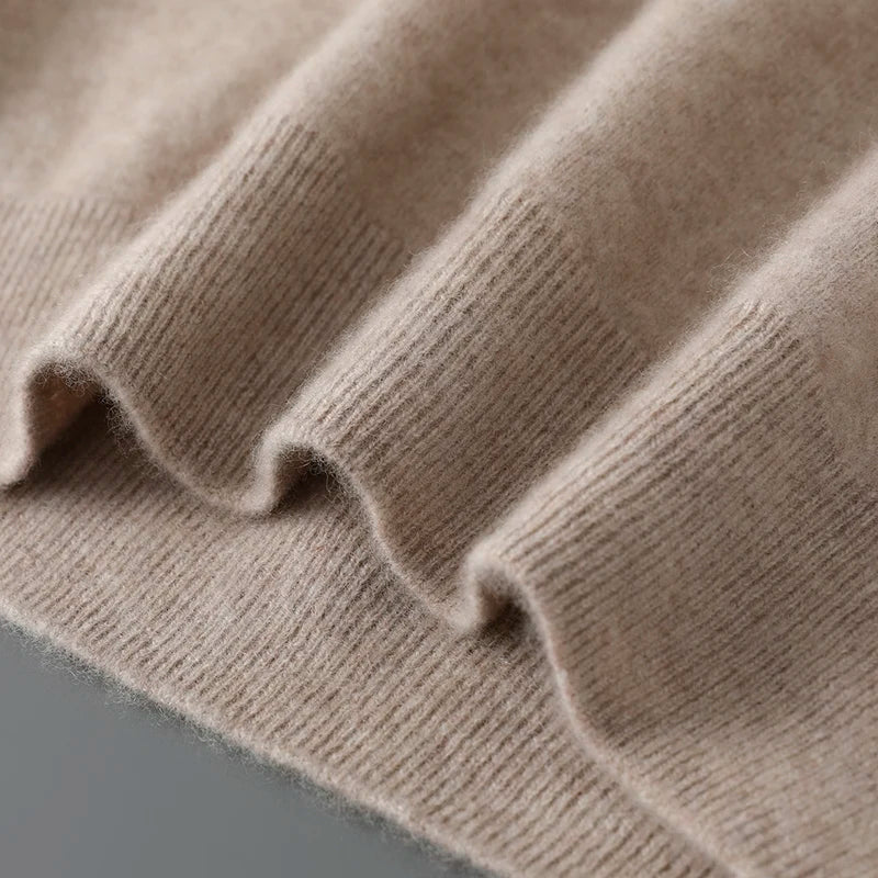 Men's Wool and Cashmere Sweater Soft Warm Knit Pullover Hand Wash Only