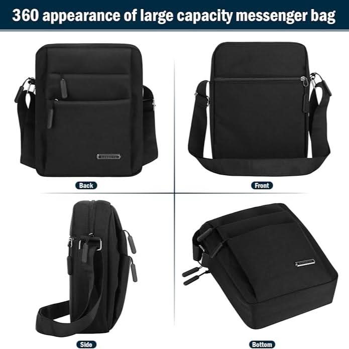 METROSAFE – Waterproof Men's Shoulder Bag with Anti-Theft Design