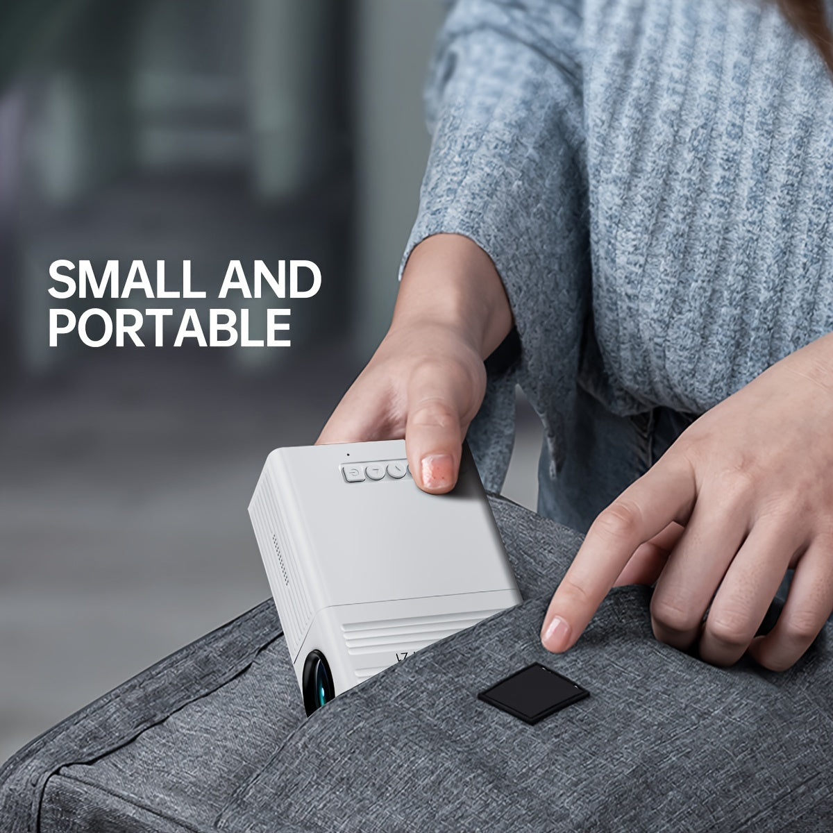 Mini Ultra-Bright Projector 3000 Lumens – Portable, HDTV & USB, Ideal for Home & Outdoor Cinema!