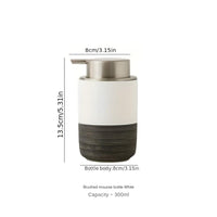 Distributeur de savon en céramique minimaliste
