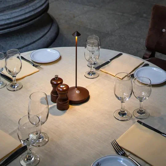 Minimalist LED Table Lamp - Waterproof & Dimmable Cordless Lighting