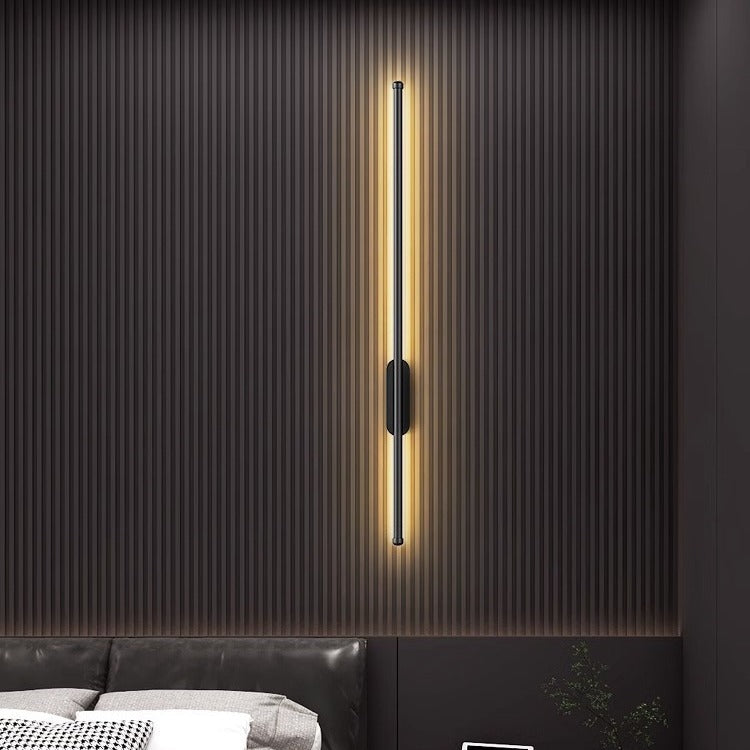 Minimalist LED Wall Sconce for Living Room and Office, 60 cm or 100 cm, Warm Light 3000K, Easy Installation
