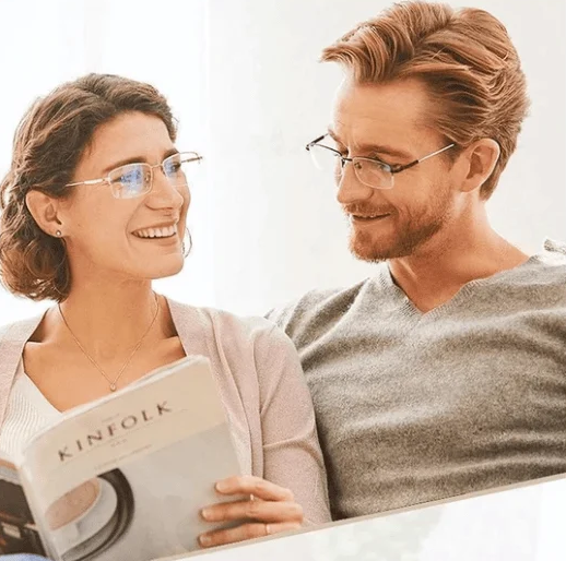 Multifocal Reading Glasses with Blue Light Protection – VisionPlus