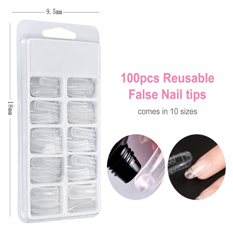 Nail Extension Kit with UV Lamp Set