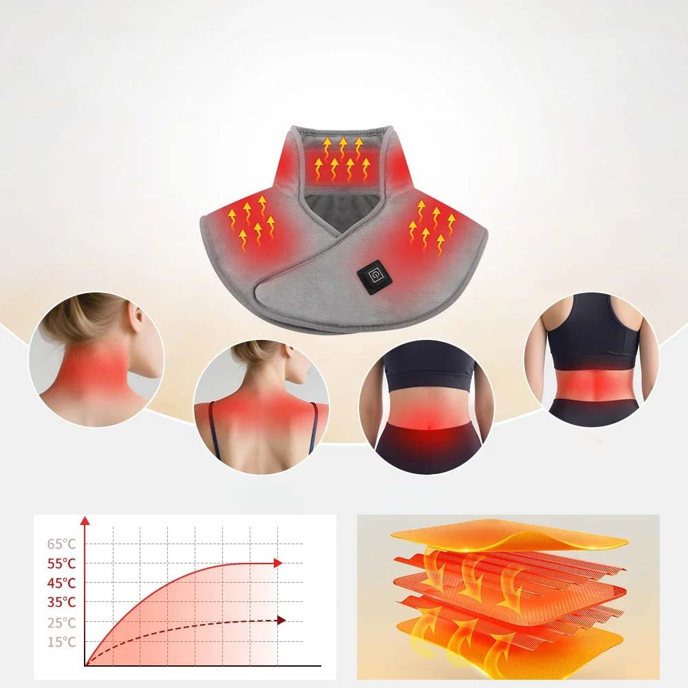 Neck Warmer Heating Pad for Shoulders and Neck