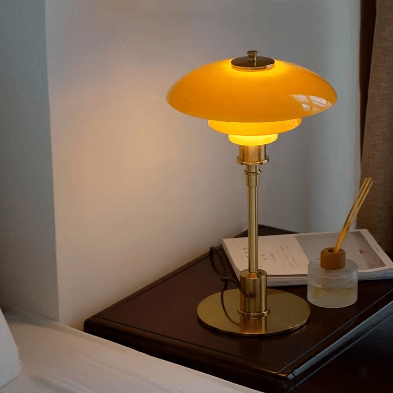 NORDILUX – Minimalist Dimmable Table Lamp with Warm LED Light