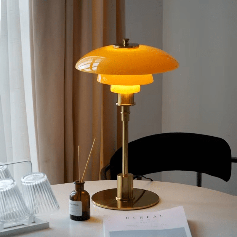 NORDILUX – Minimalist Dimmable Table Lamp with Warm LED Light