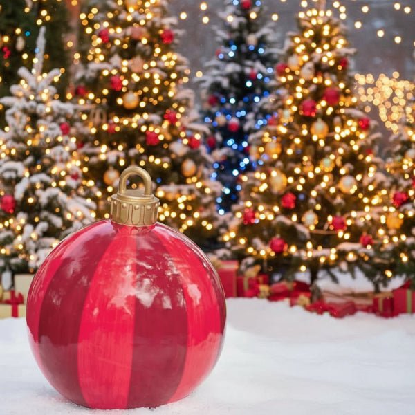 NORTHORB – Large, Weatherproof Christmas Baubles for Indoor & Outdoor Use