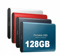 Olvoria | Εξωτερικός SSD 128GB | USB 3.1 & USB-C Υψηλής Ταχύτητας | Τεχνολογία NVMe M.2 | Ανθεκτική Θήκη Αλουμινίου Αδιάβροχη σε Κρούσεις | Plug & Play για PC, Mac & Κινητά