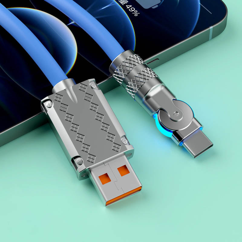 Olvoria | 180° Anti-Break Fast Charging Data Cable (120W)