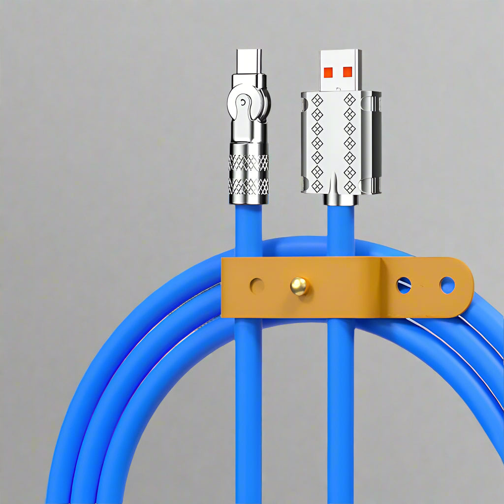 Olvoria | 180° Anti-Break Fast Charging Data Cable (120W)