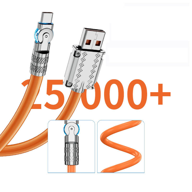 Olvoria | 180° Anti-Break Fast Charging Data Cable (120W)