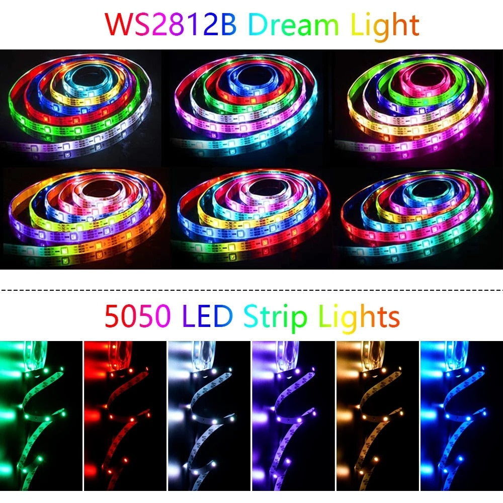 Olvoria | 1M-20M RGB LED Strip 5V LED