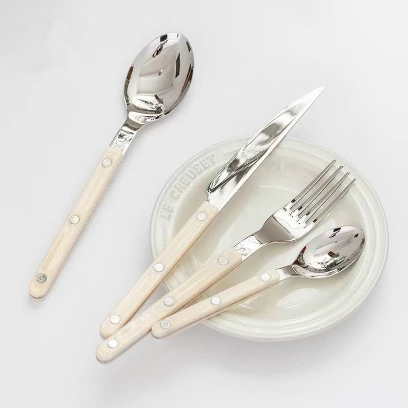 Olvoria | 24-piece stainless steel cutlery set with engraving