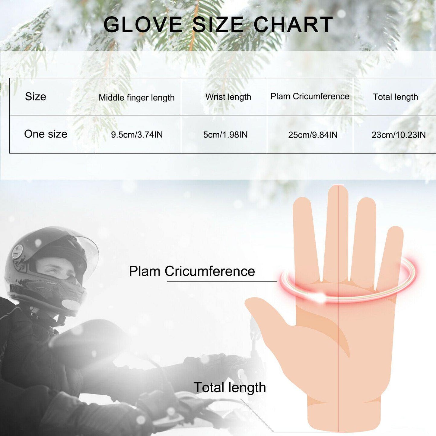 Olvoria | -30℃ Waterproof, Warm Leather Ski Gloves for Winter | Touchscreen Compatible