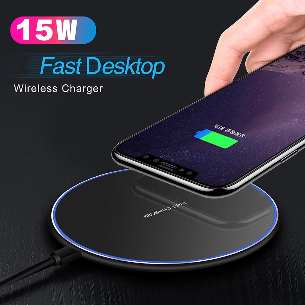 Olvoria | 30W Fast Wireless Charging Pad | Premium USB C MagSafe Charger for Apple iPhone, Samsung & Android - Fast Wireless Charging Pad