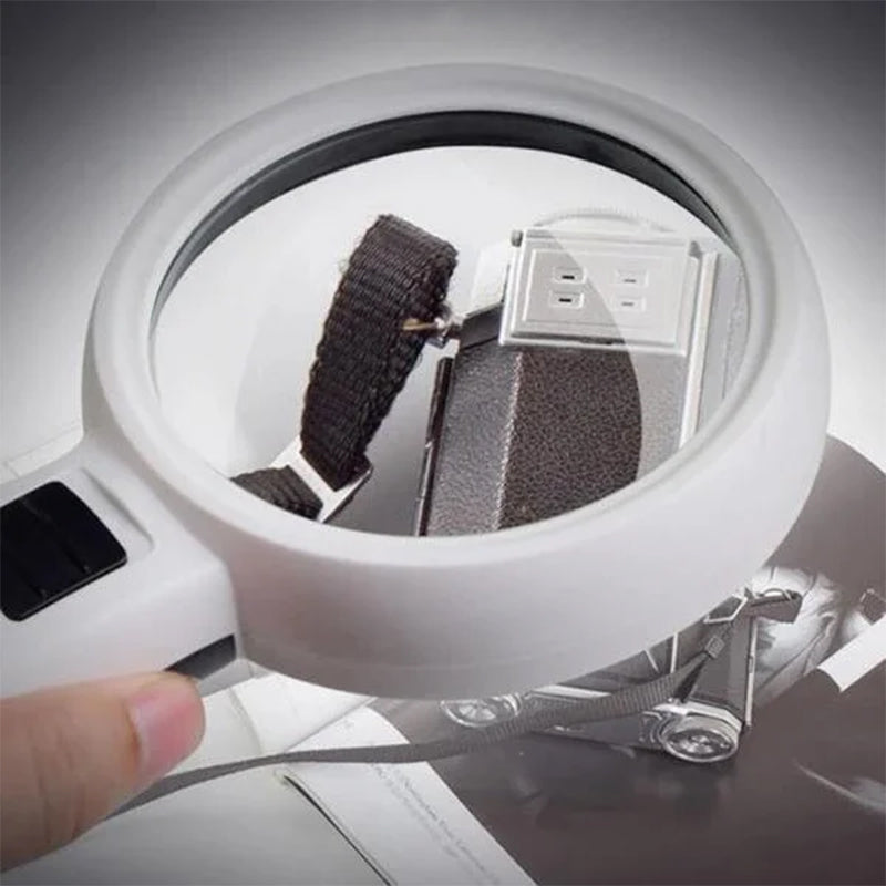 Olvoria | 30x Optical Magnifying Glass with LED Light