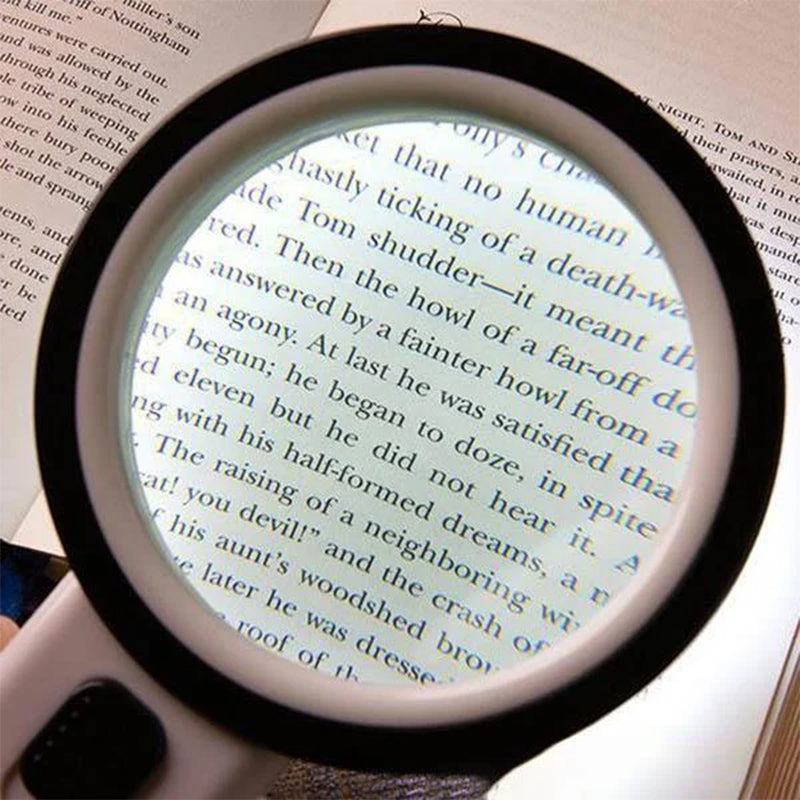 Olvoria | 30x Optical Magnifying Glass with LED Light
