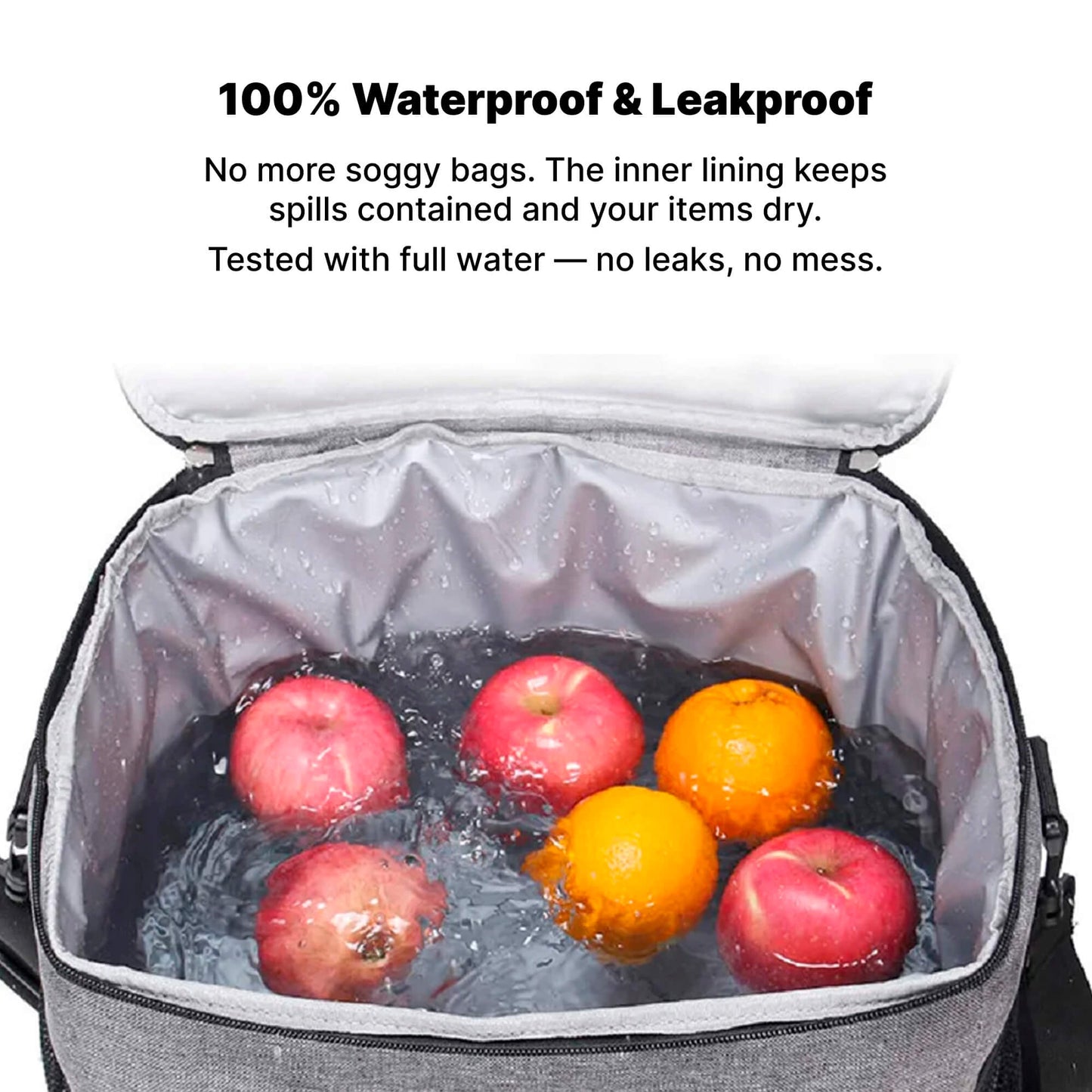 Olvoria | 33L Waterproof Cooler Bag | Insulated, Spacious & Ideal for Picnics, Beach Days, Hiking, and Outdoor Activities