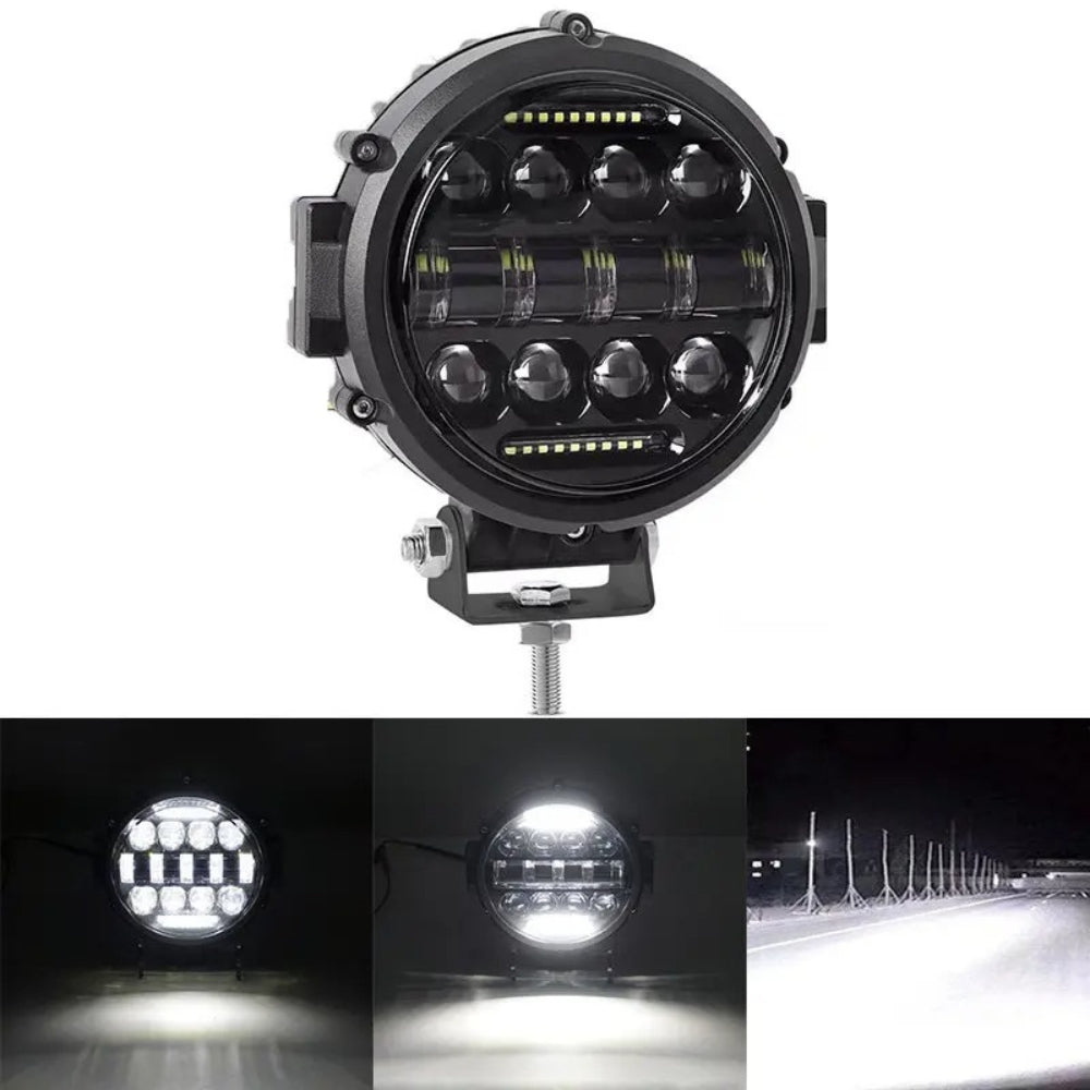 Olvoria 7 Inch LED Driving Light for Car & 4x4