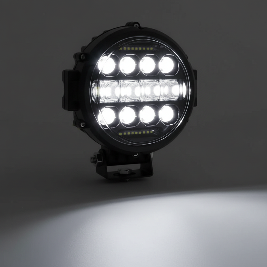 Olvoria 7 Inch LED Driving Light for Car & 4x4