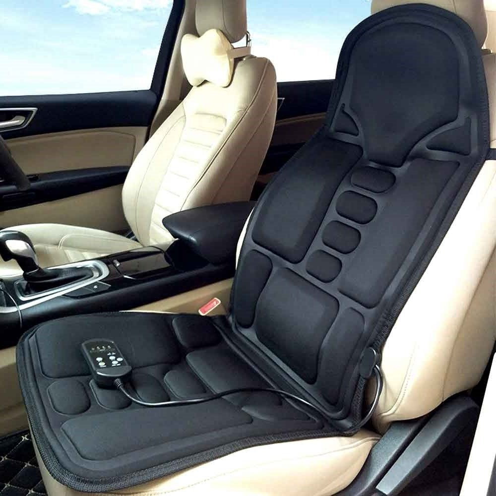 Olvoria | 8-Mode Heated Massage Chair Pad for Back, Neck & Full-Body Relaxation – Perfect for Car & Home