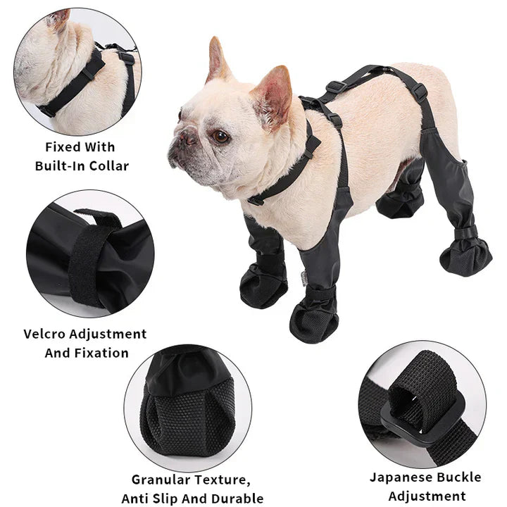 Olvoria | Adjustable Dog Shoes | Breathable, Waterproof and Non-Slip