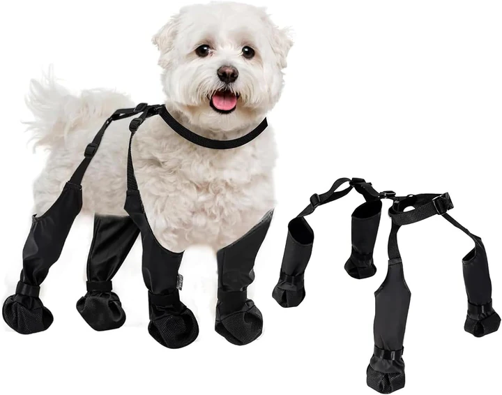 Olvoria | Adjustable Dog Shoes | Breathable, Waterproof and Non-Slip