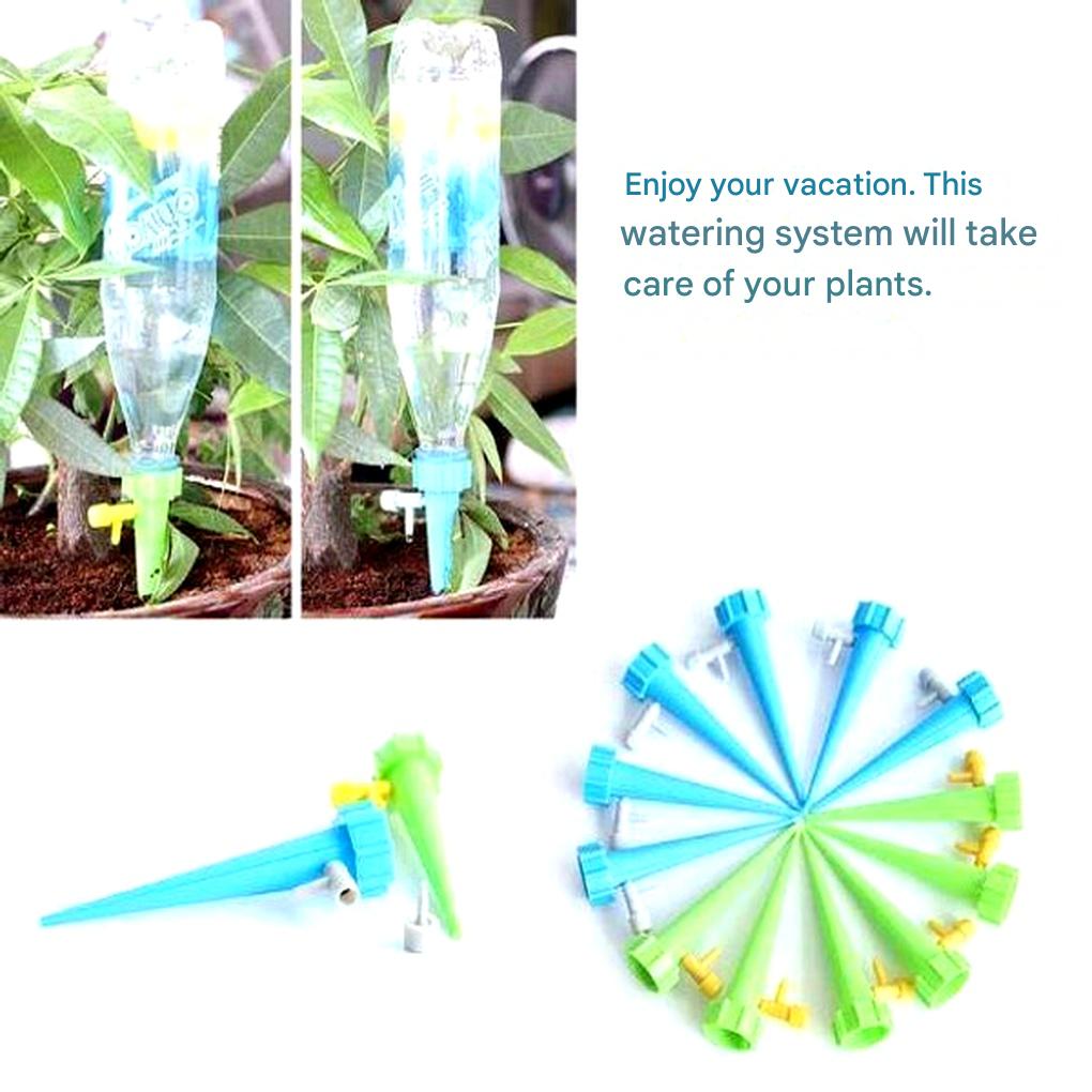 Olvoria | Adjustable Plant Watering Spikes for Gardens & Potted Plants