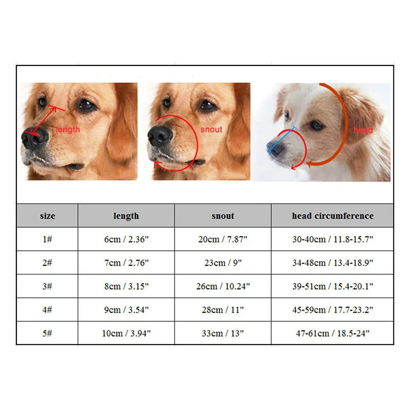 Olvoria | Adjustable Silicone Dog Muzzle
