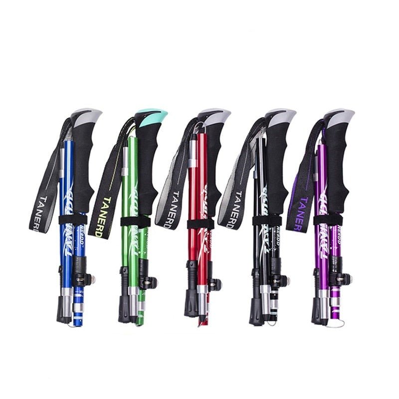 Olvoria | Adjustable Trekking Poles – Telescopic and Foldable Hiking Poles for Outdoor Adventures