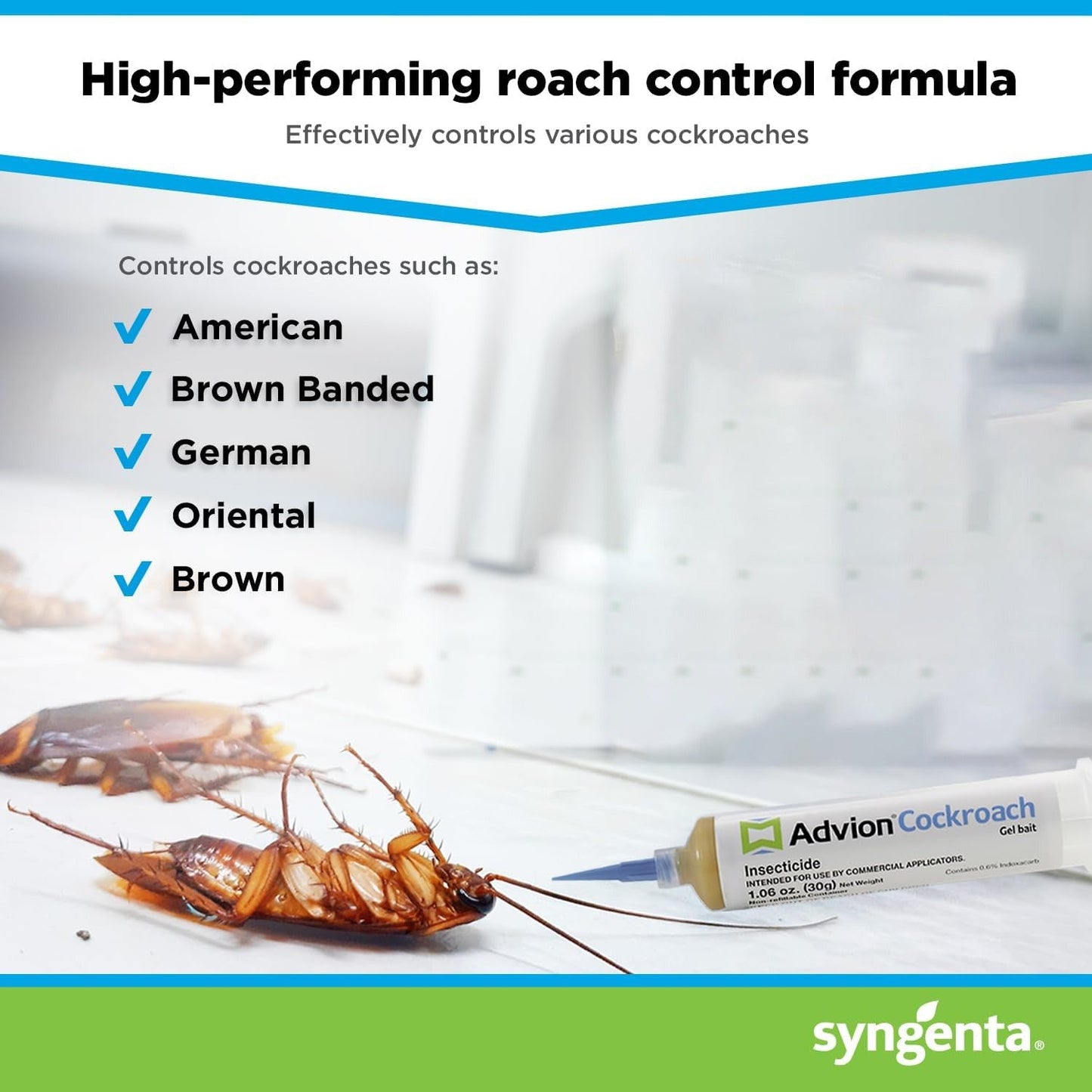 Olvoria | Advion Cockroach Gel Bait, Cockroach Killer, Non-Toxic Pest Control, Pest Management
