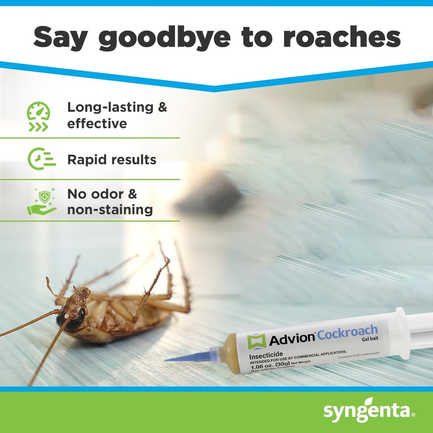 Olvoria | Advion Cockroach Gel Bait, Cockroach Killer, Non-Toxic Pest Control, Pest Management